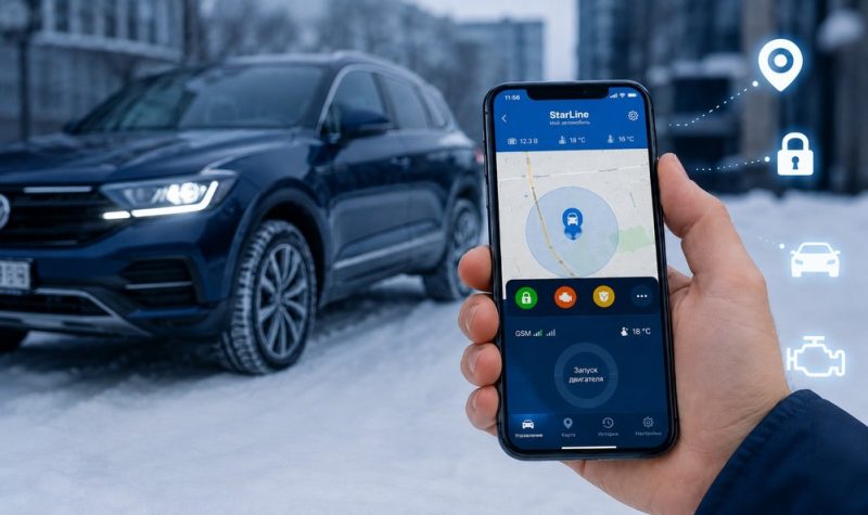 Как работает сигнализация StarLine с телефона: GSM, GPS, метка и автозапуск